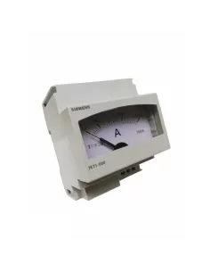 Amperímetro analógico Siemens 7kt1020 // Escala de forma de 5 A 60, 150, 400 A